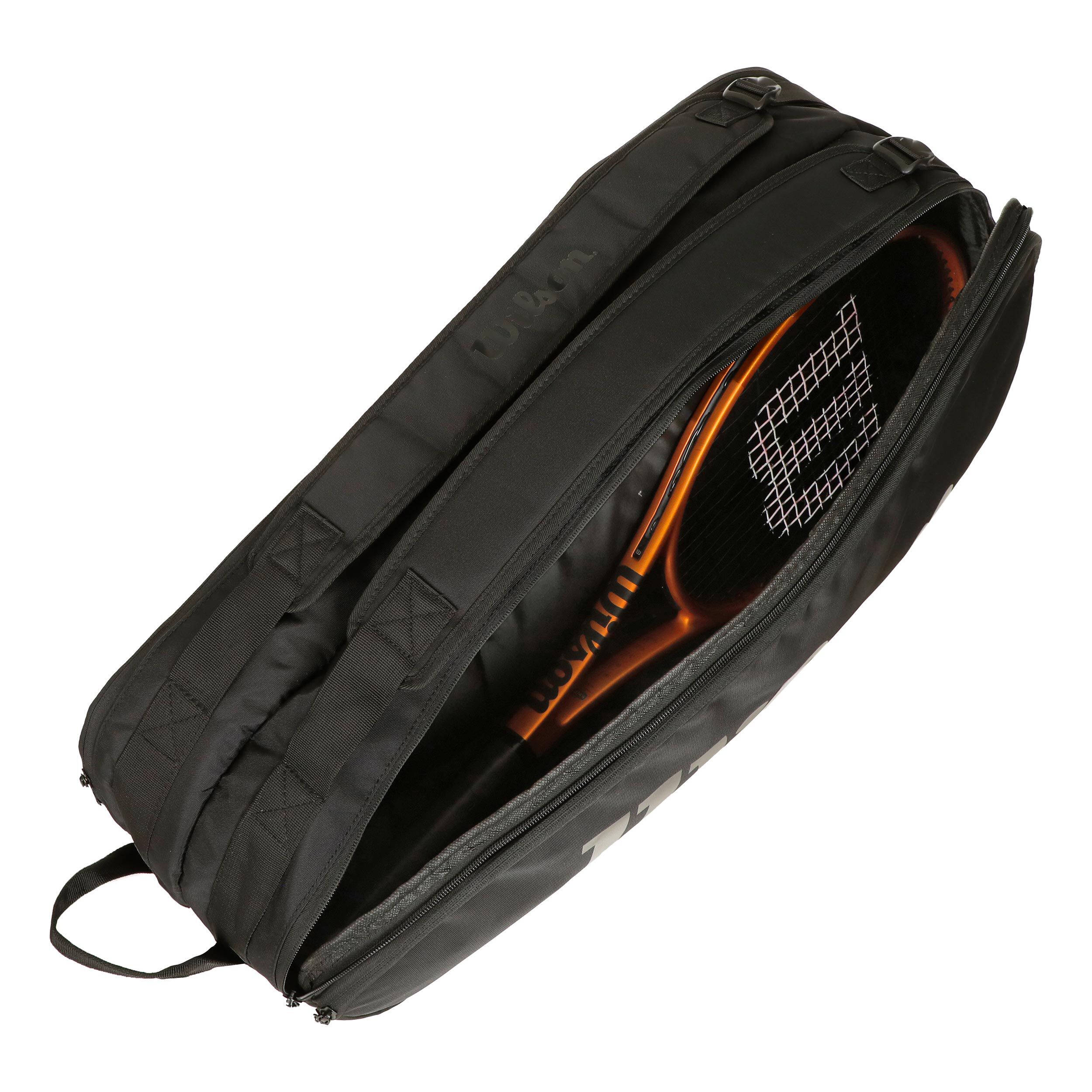 Buy Wilson Tour Series Noir Racket Bag 6 Pack Black online