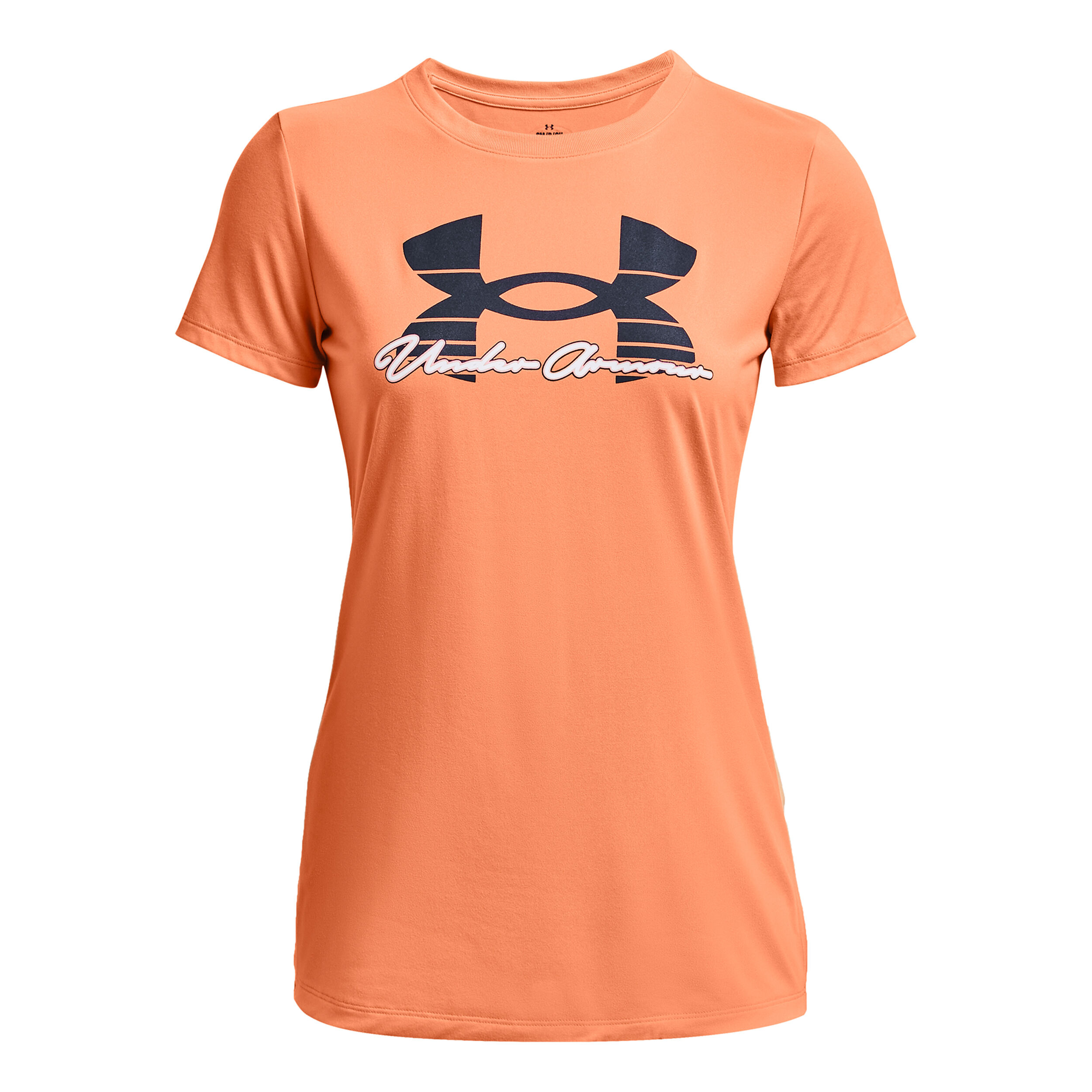 Womens orange under armour shirt outlet