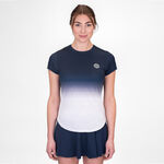 BIDI BADU Clothing BIDI BADU Crew Gradiant T-Shirt Women-Dark Blue,White