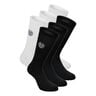 Don Carlito XXL Crew Move Sports Socks 6 Pack-Black,White