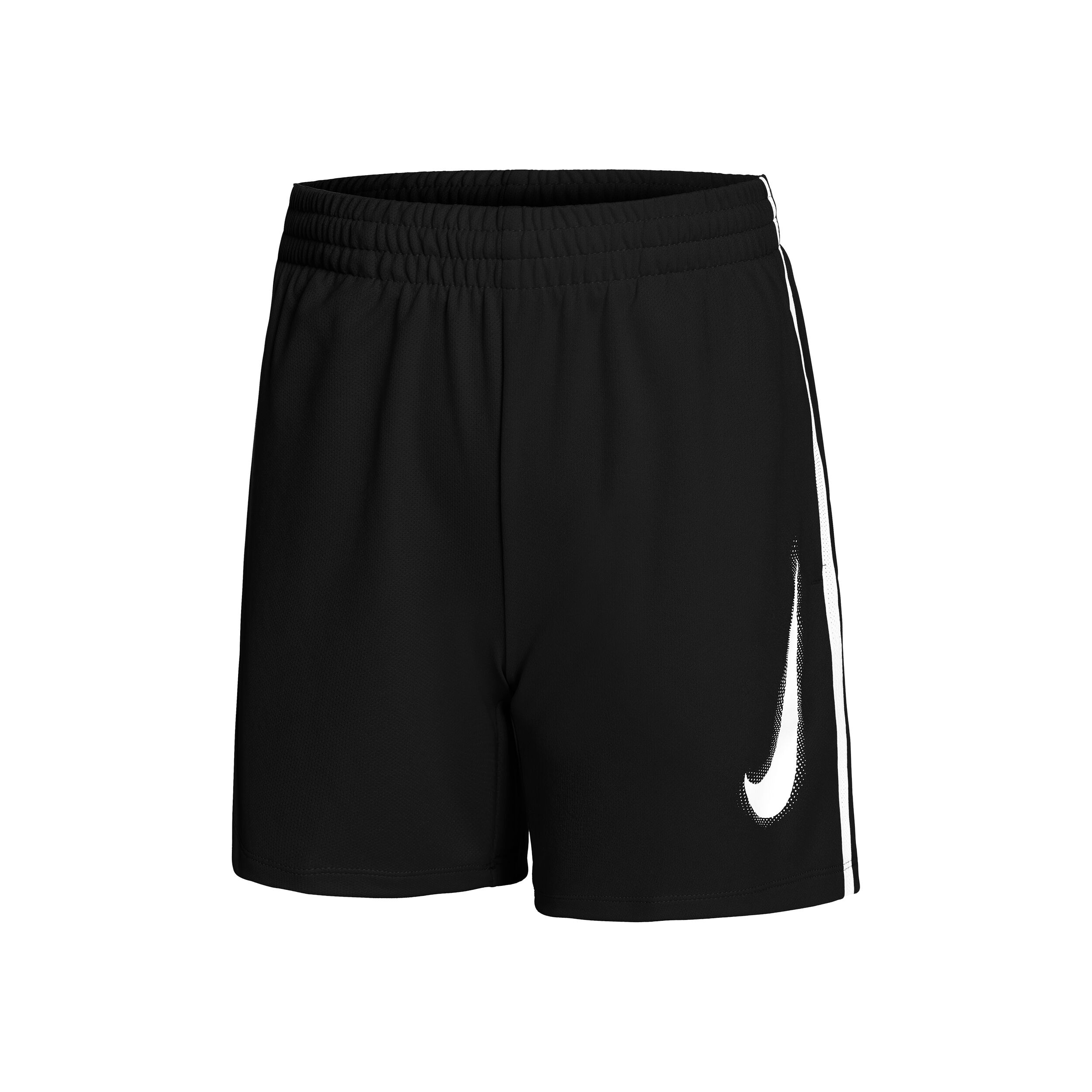 Dri Fit Graphic Shorts Boys Black White