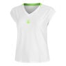 Wild Volley T-Shirt Women-White,Neon Green