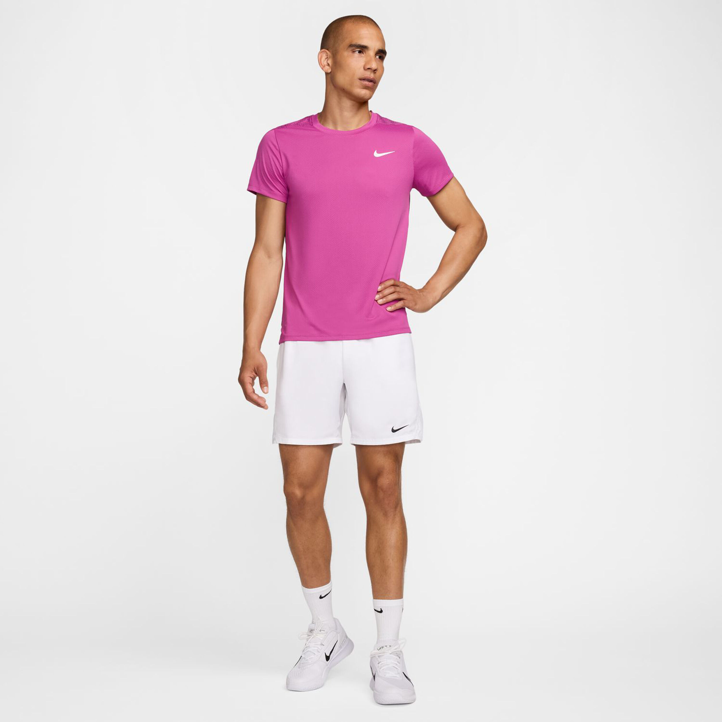 Buy Nike Dri-Fit Slam NY T-Shirt Men Pink online | Tennis