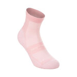 Odlo Running socks Odlo Performance Run Quarter  Running socks Unisex-pink