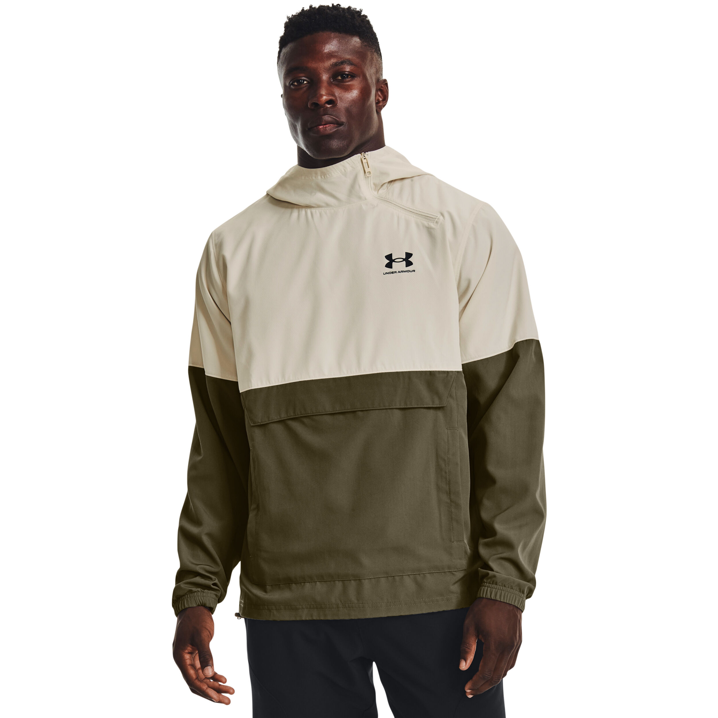 Buy Under Armour Woven Asymethrisch With Zip Training Jacket Men
