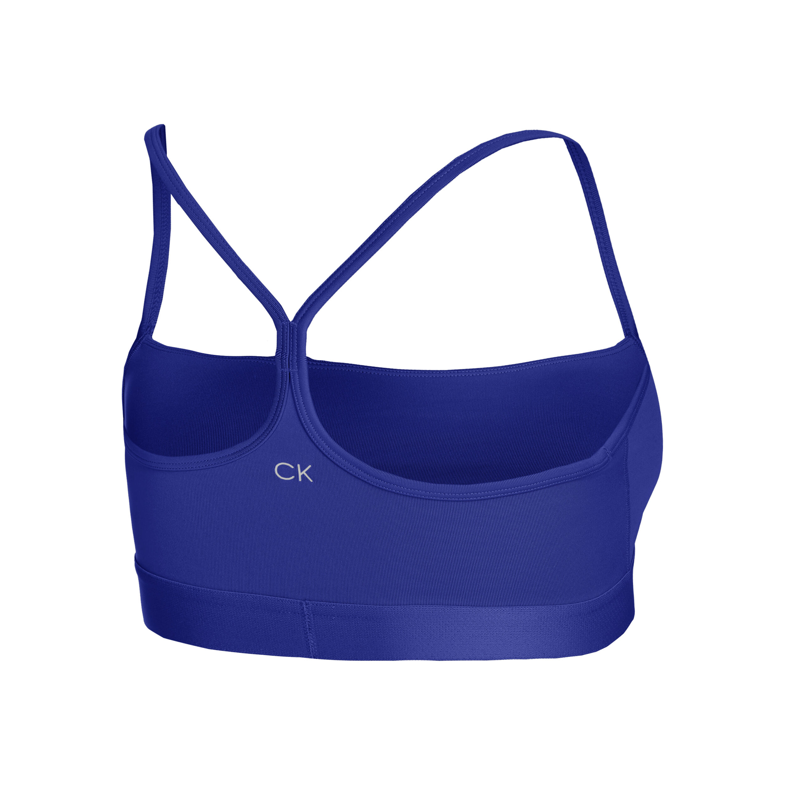 Calvin klein blue sports bra hotsell