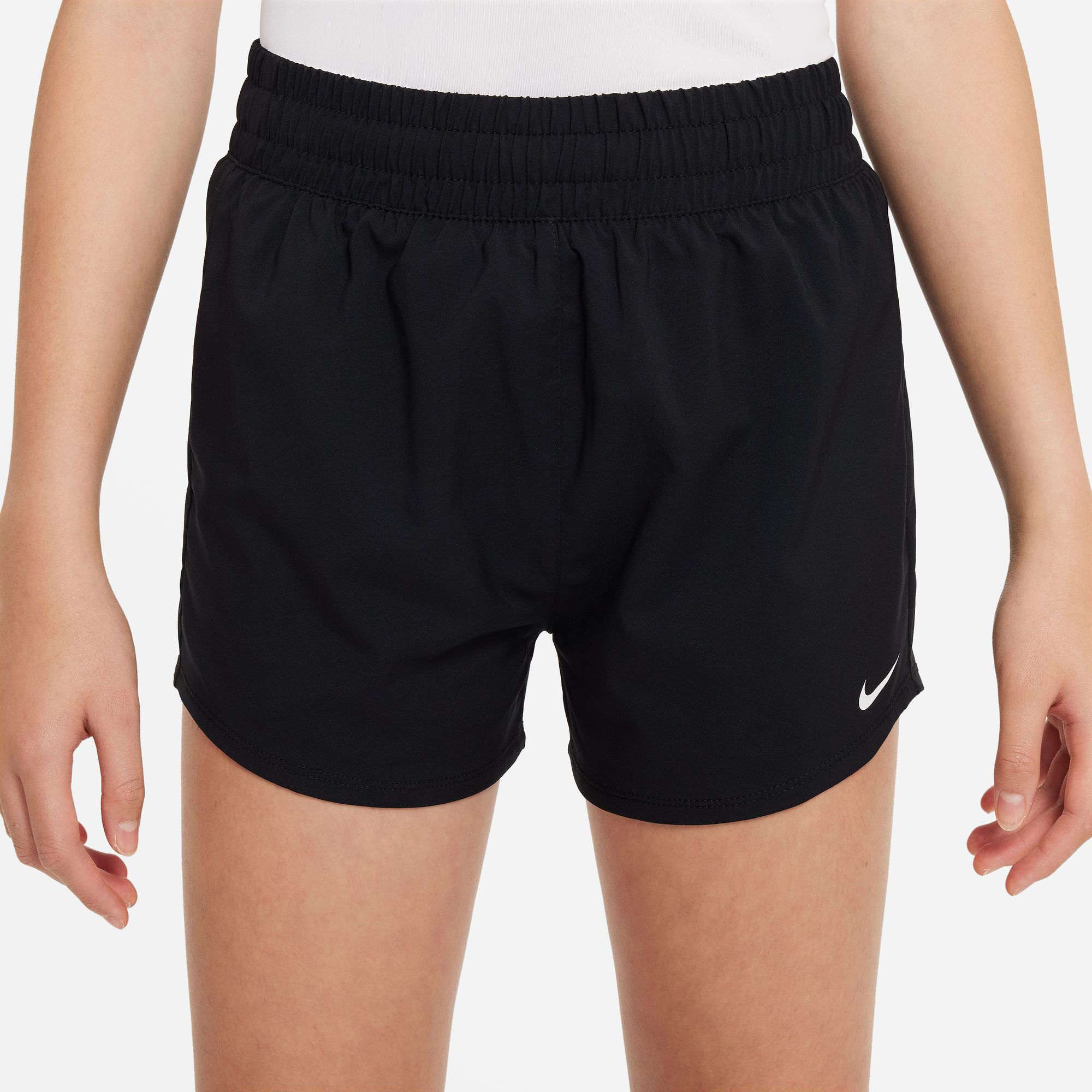 Dri Fit Big Kids High Waisted Woven Shorts Girls Black