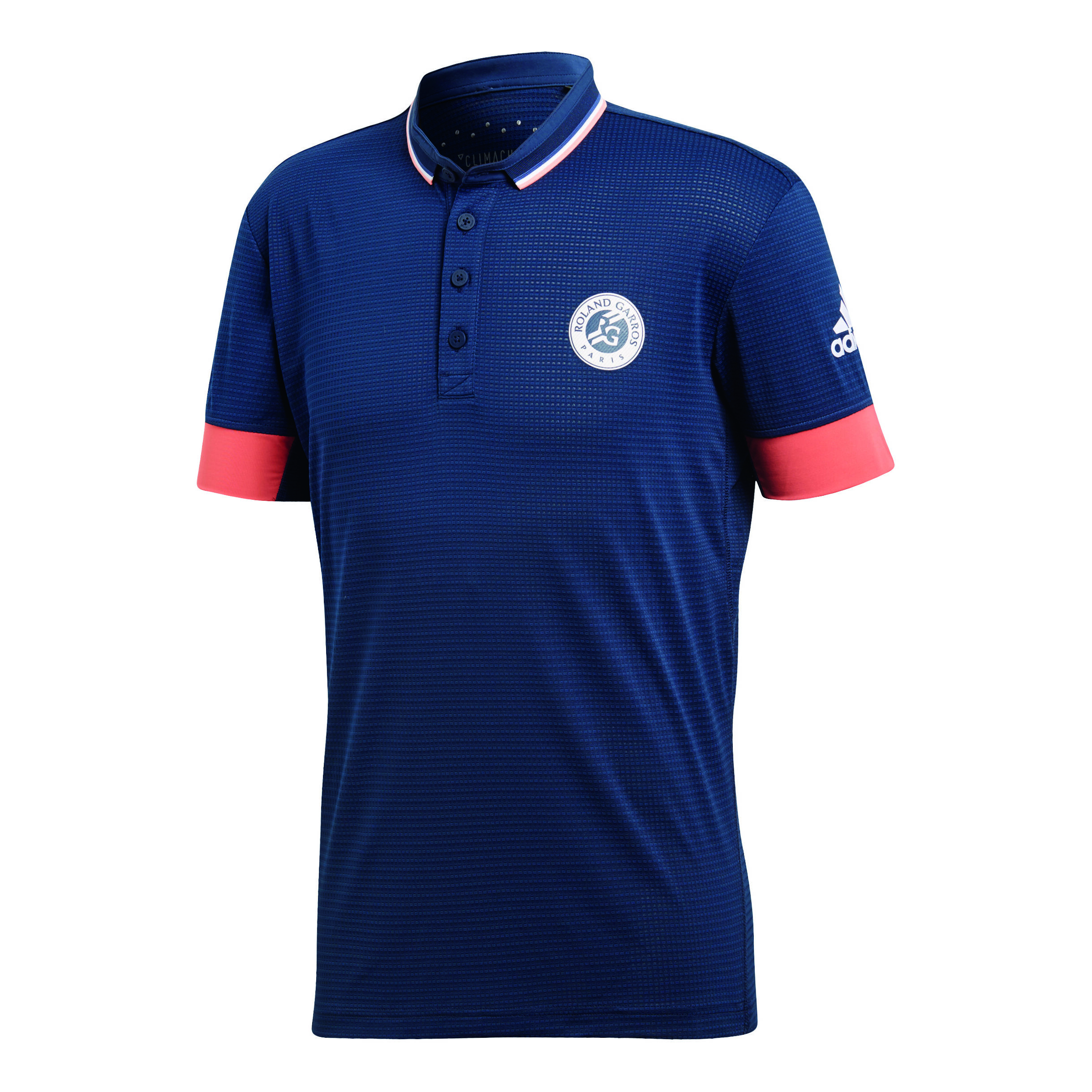 Roland Garros Climachill Polo Men Dark Blue Red