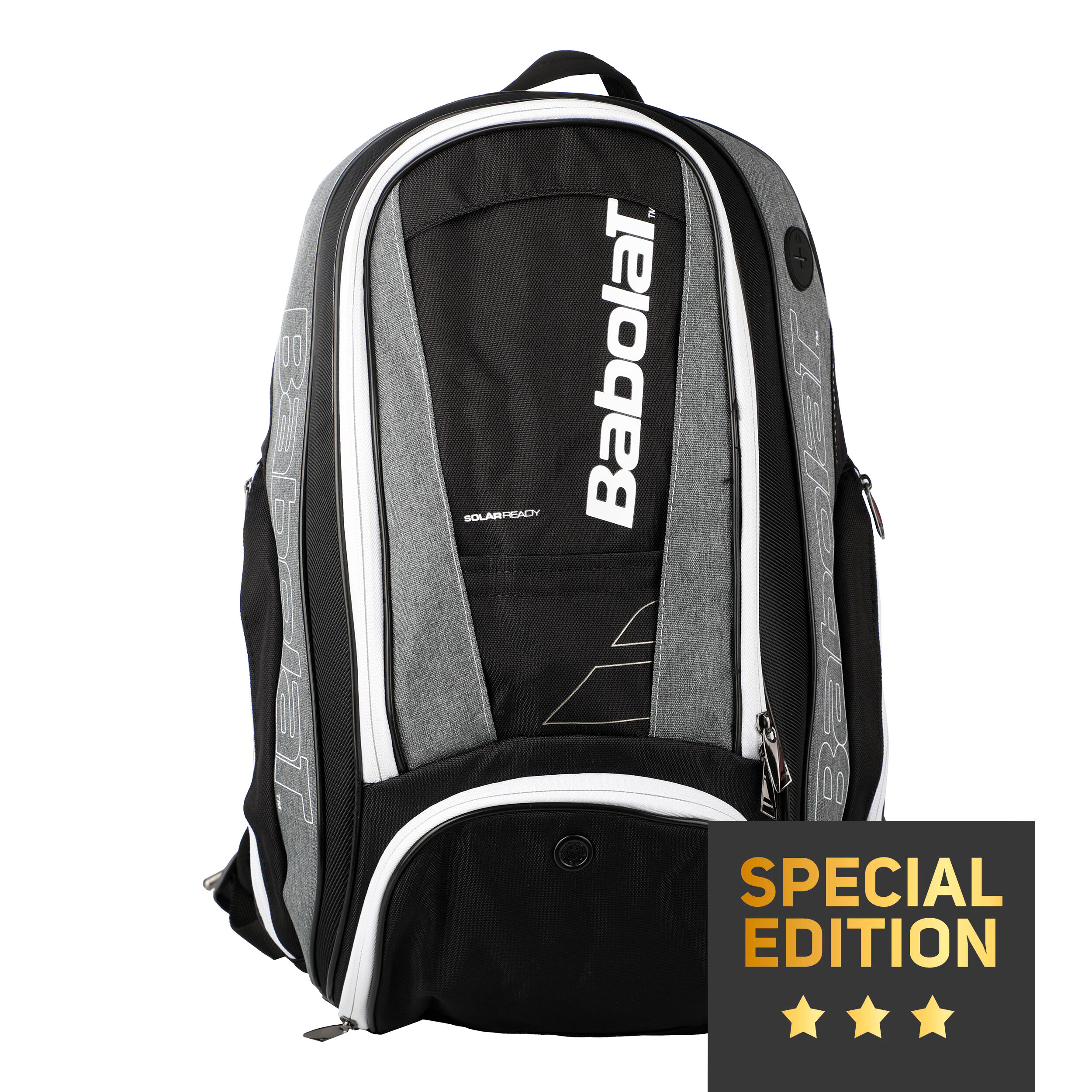 Babolat pure grey backpack bag top