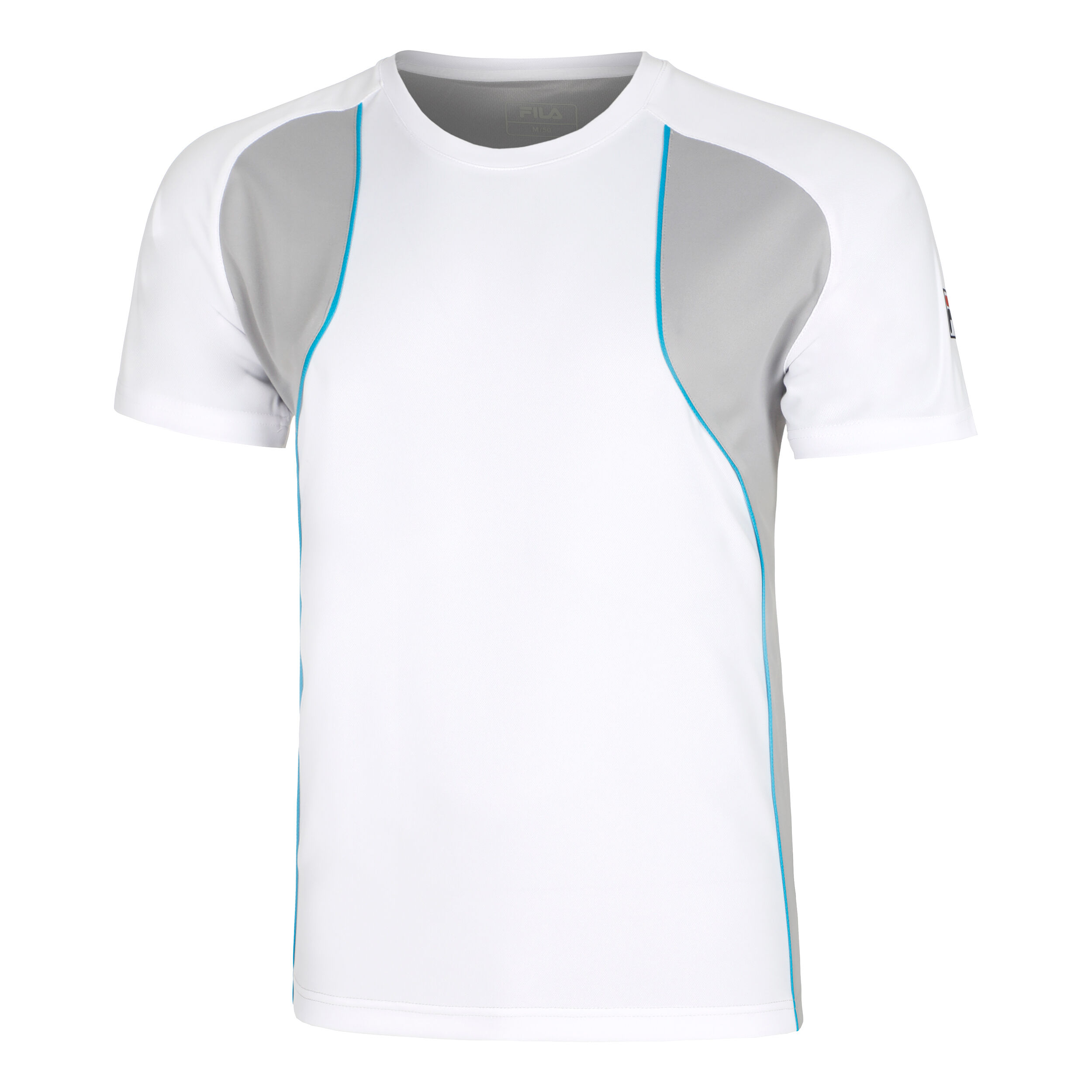 Hudson T Shirt Men White Silver