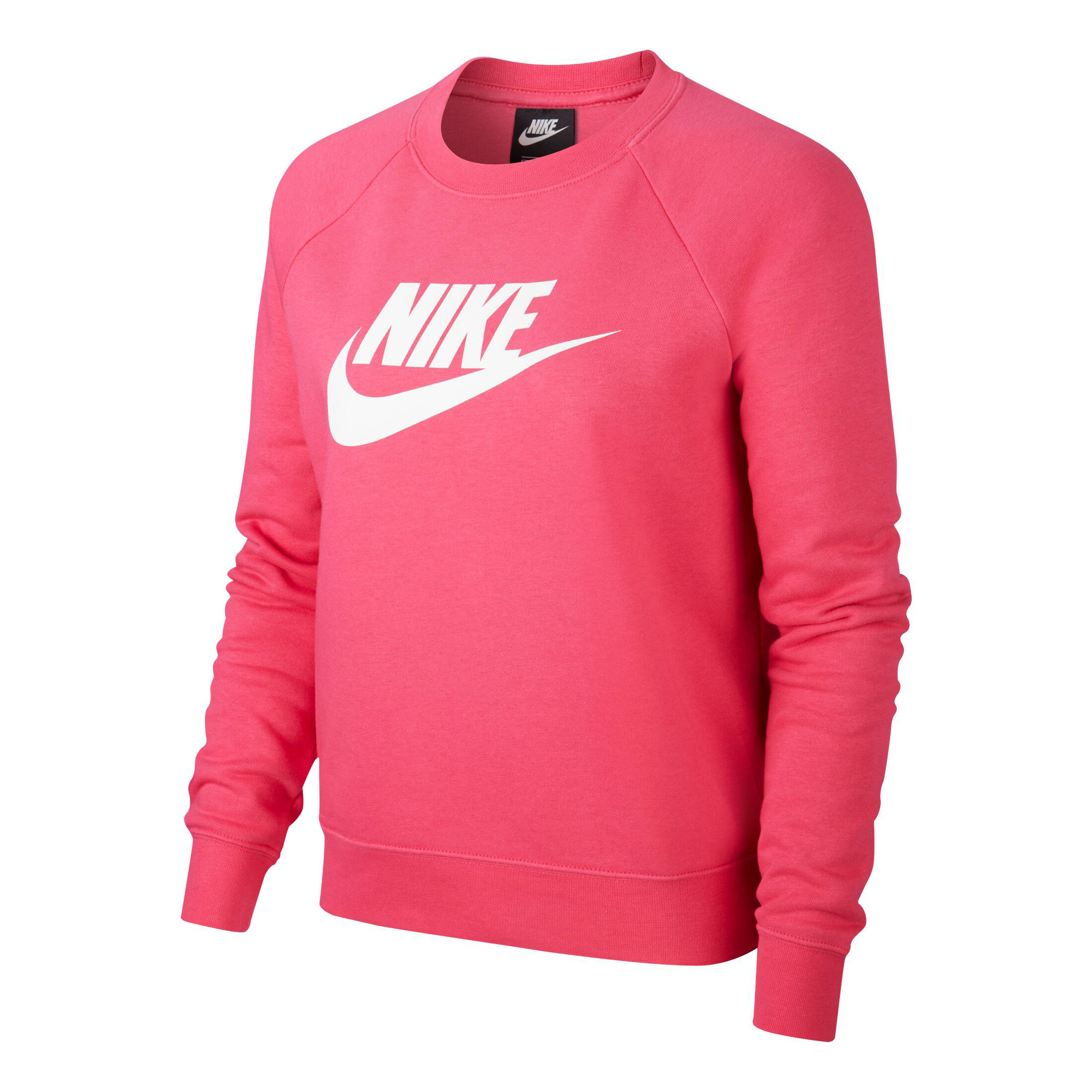 Nike essential on sale crew sweatshirt pink
