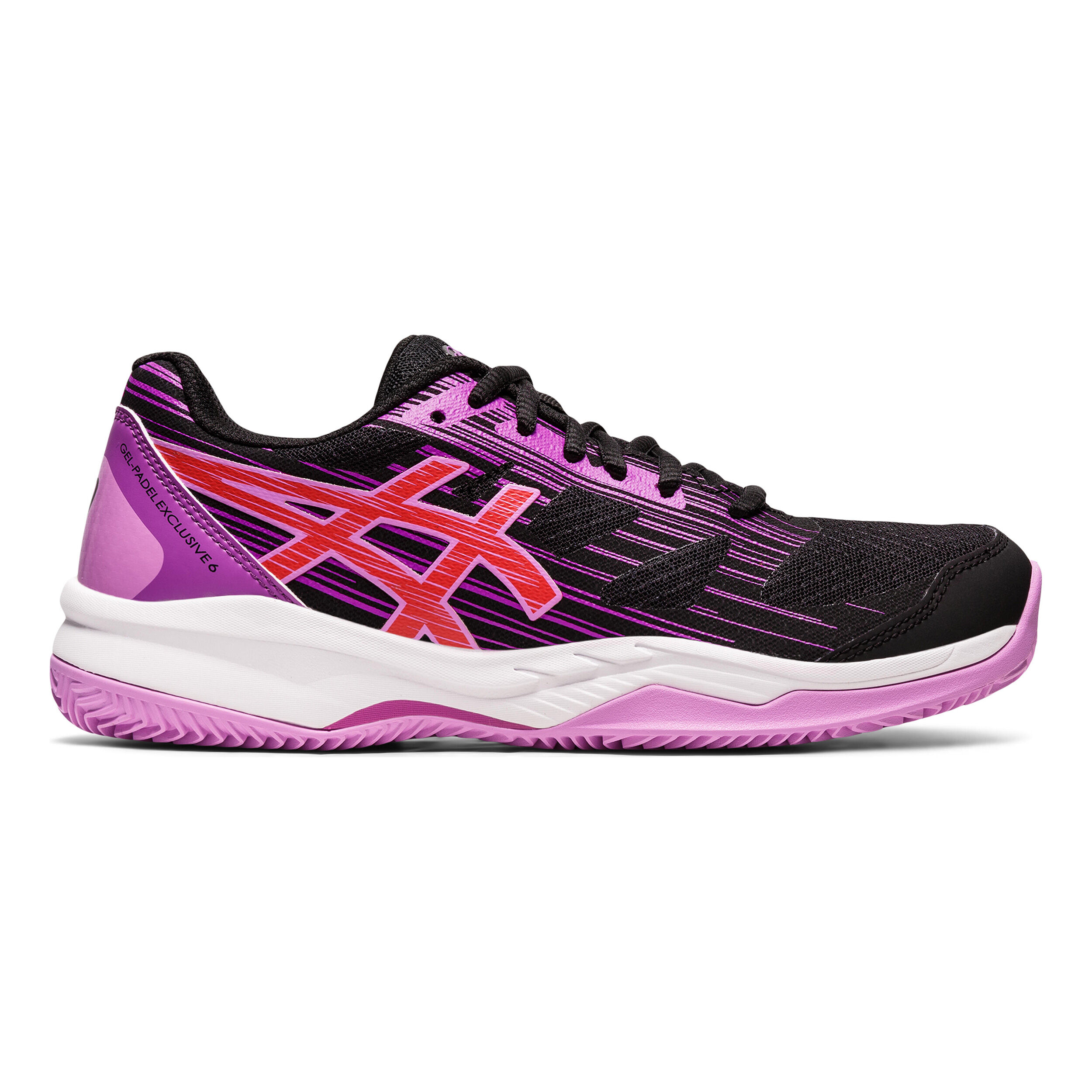 Buy ASICS Gel Padel Exclusive 6 Padel Shoe Women Black Lilac online Tennis Point COM