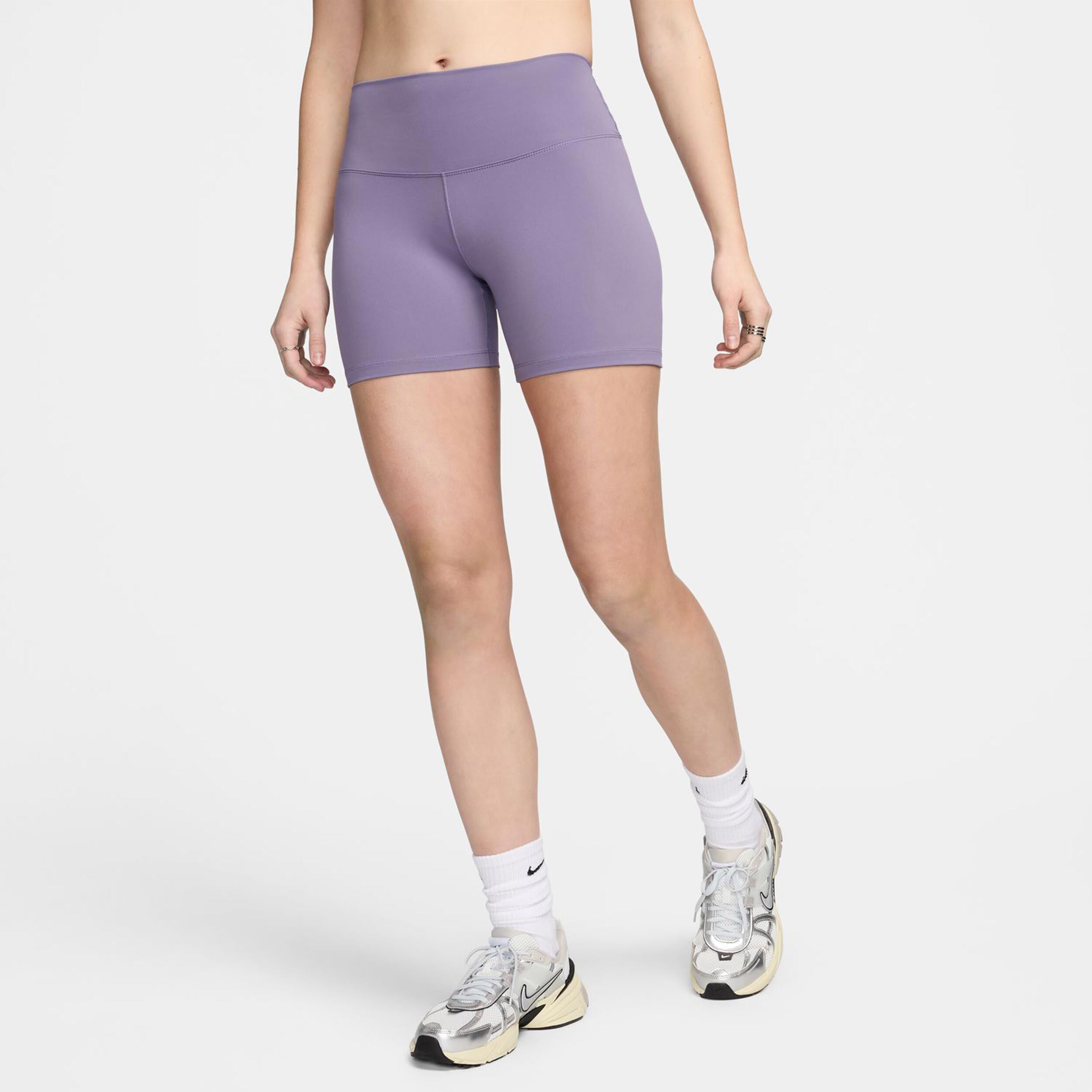 Buy Nike Dri Fit One High Waisted 5in Biker Shorts Women Lilac online Tennis Point COM