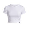 Rival Rib Baby T-Shirt Women-White