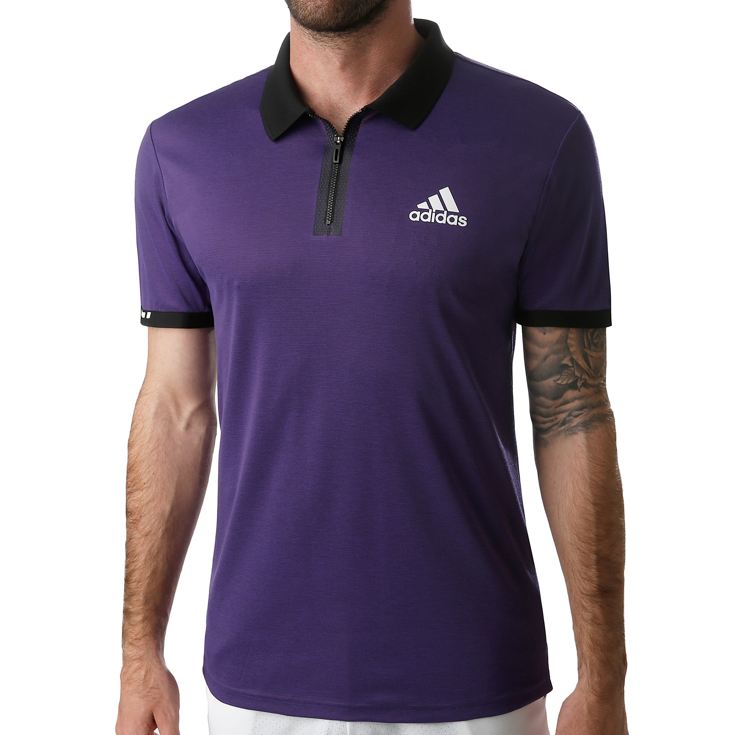 Escouade Polo Men Violet White
