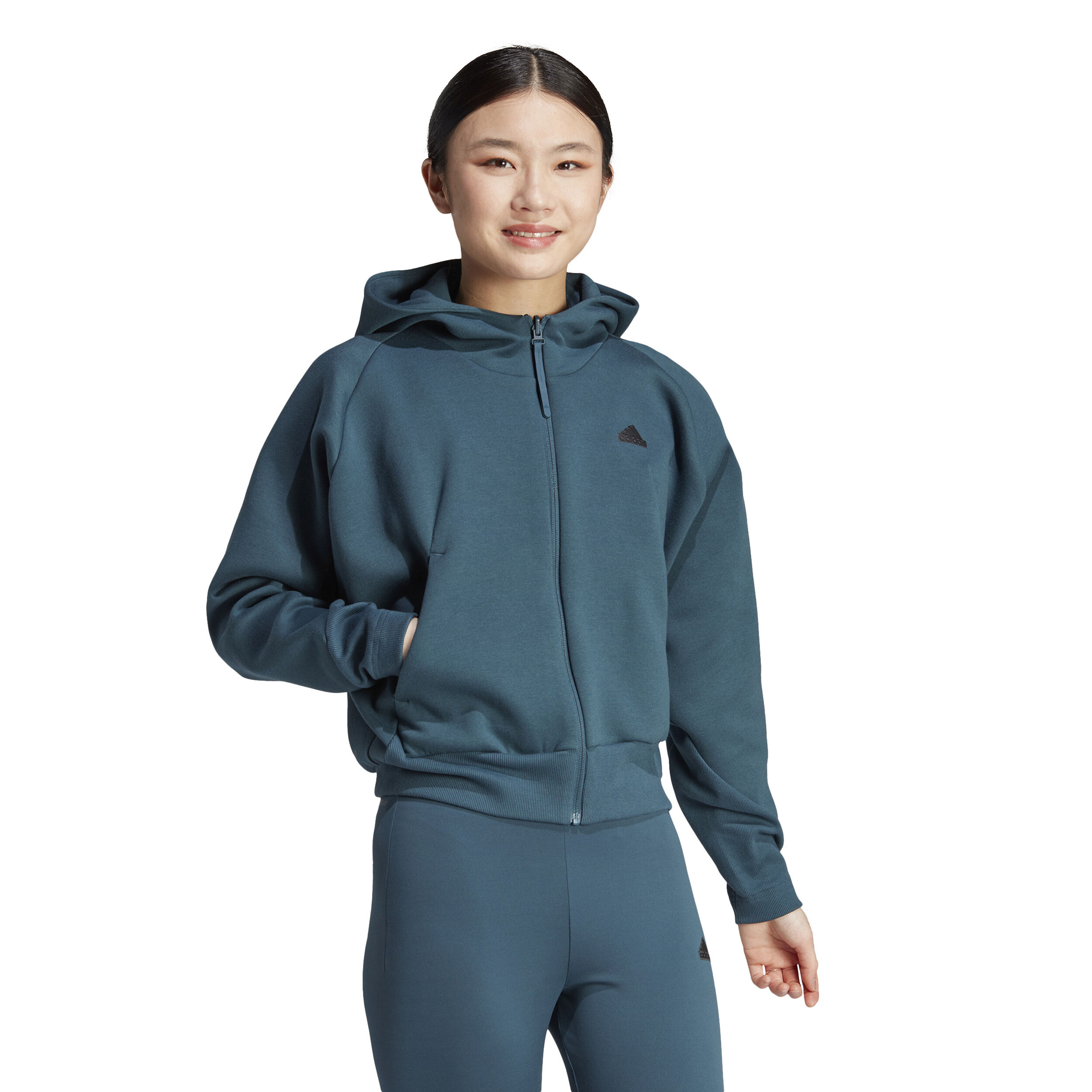 Adidas zone hoodie women clearance