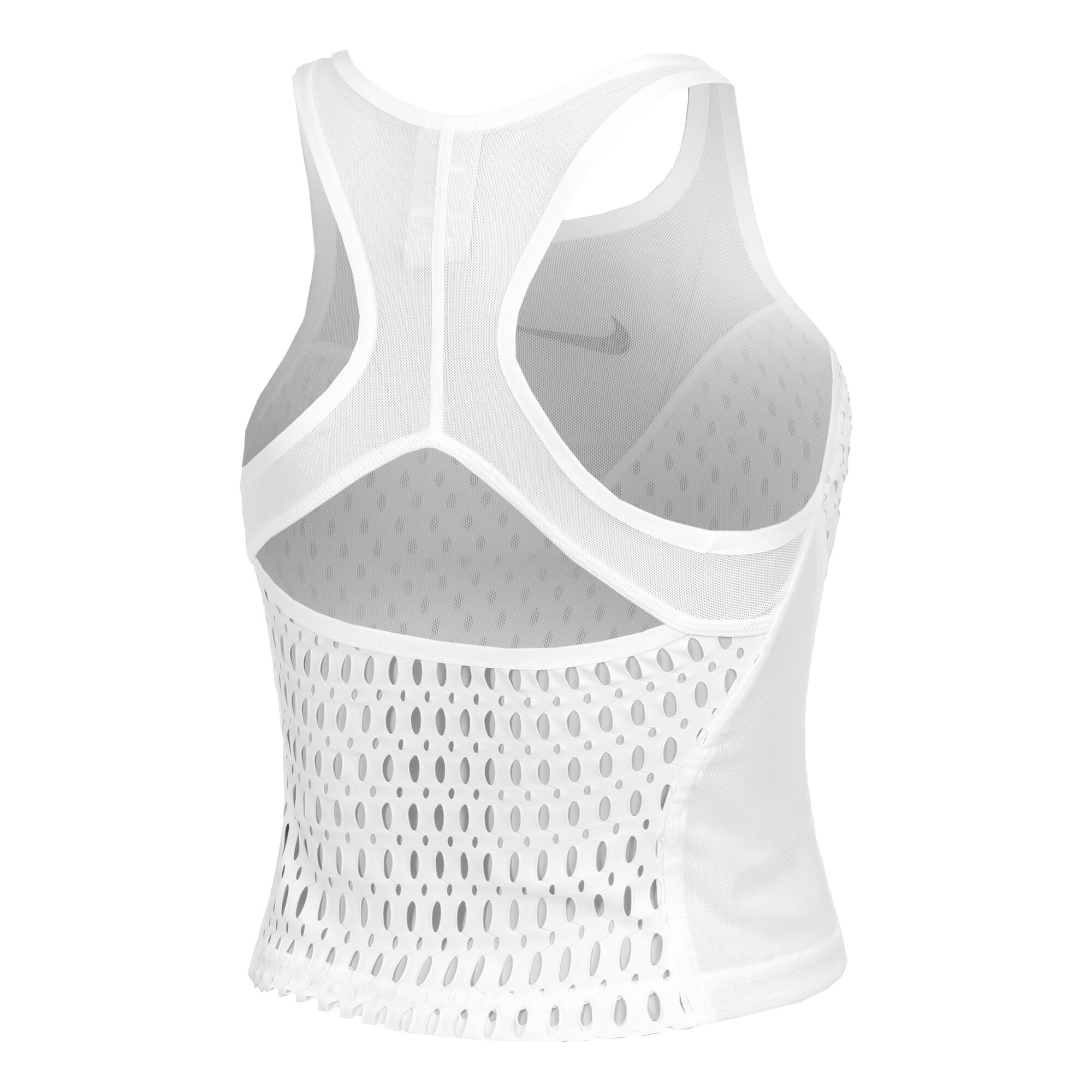 Women's top Nike Dri-Fit One Slim Tank - polar/white, Tennis Zone