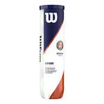 Wilson Tennis balls Wilson Roland Garros Official 4 Ball Tube