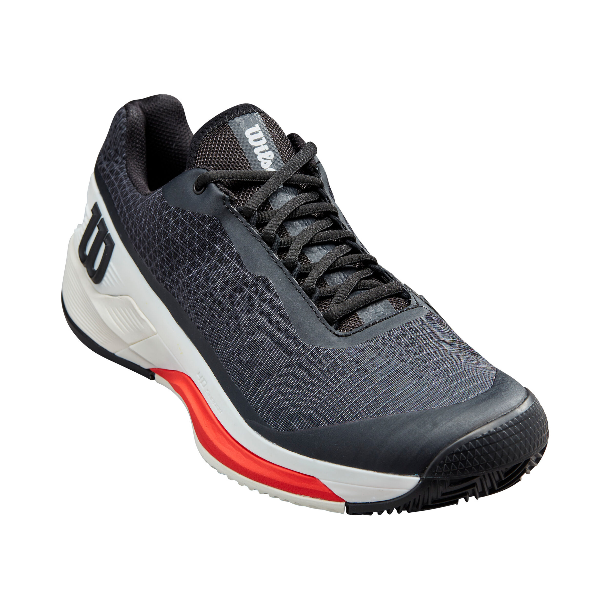 Wilson Rush Pro 4.0 Clay Court Shoe Men Black, Red | Tennis-Point