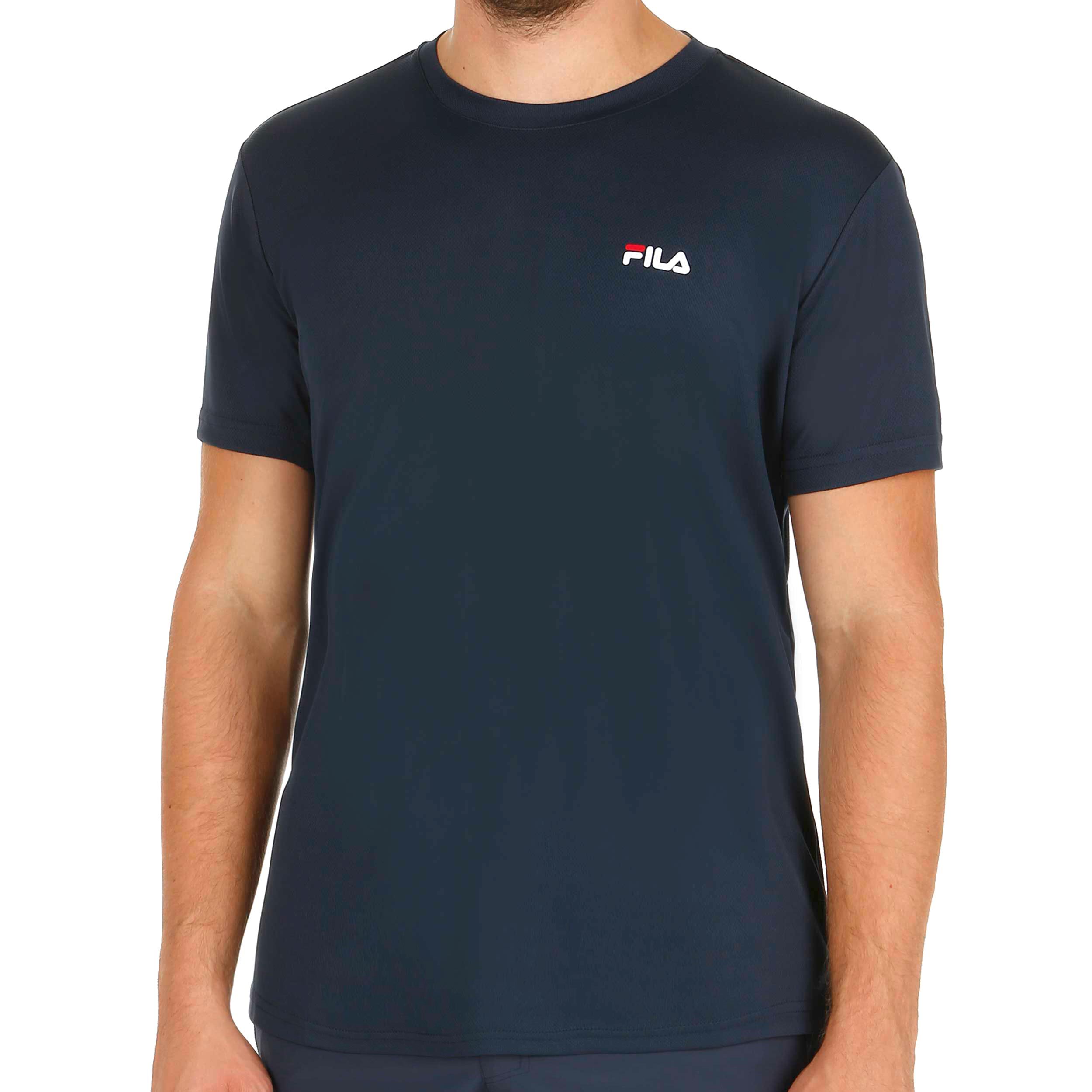 Small Logo T Shirt Men Dark Blue