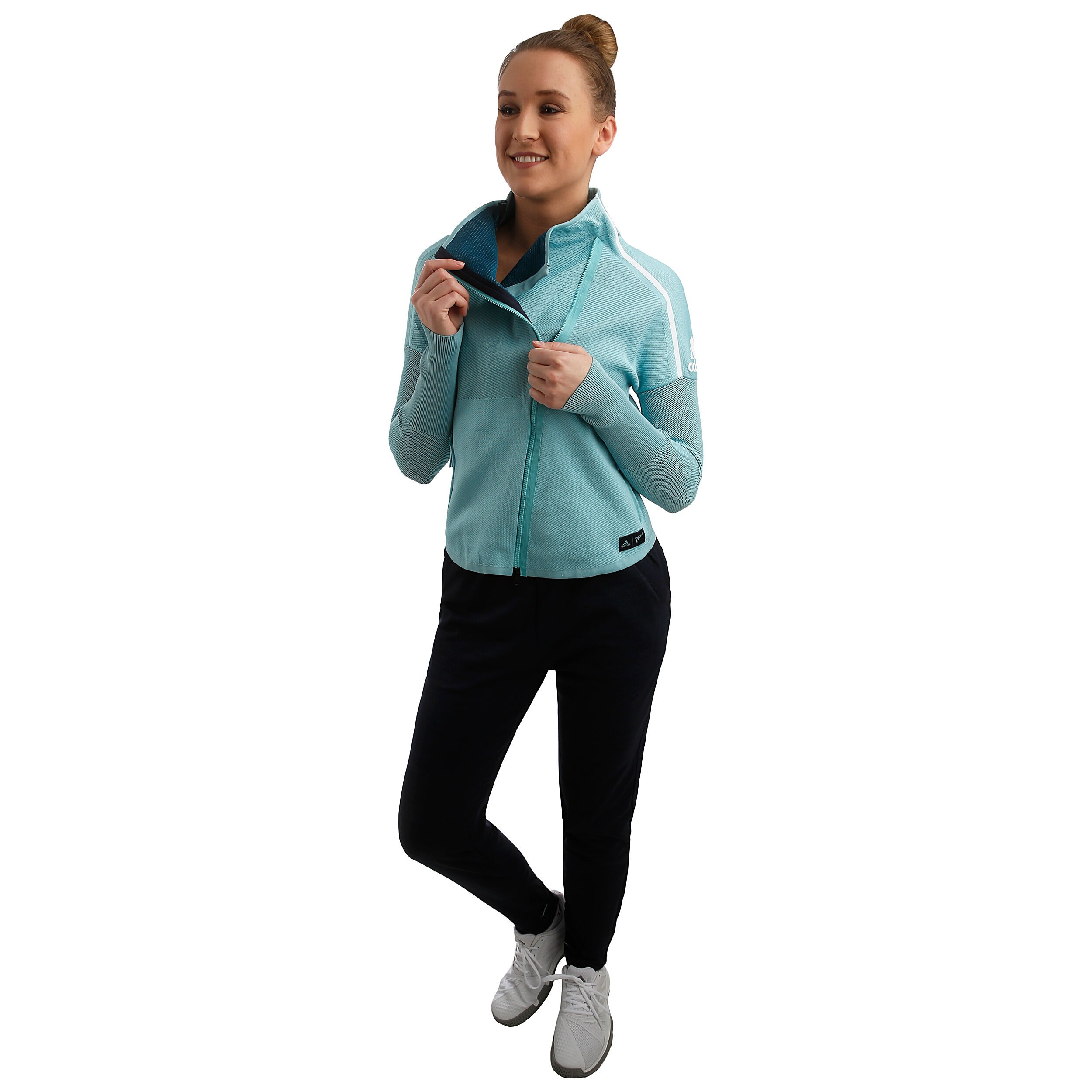 Z.N.E. Heartracer Parley Training Jacket Women Mint White