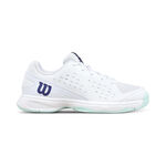 Wilson All court shoe Wilson Rush Pro Jr All court shoe Kids-white, turquoise
