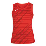 Mizuno Tank top Mizuno Team Chiba Tank top Women-red