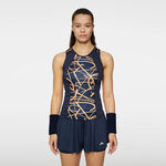 JLindeberg Clothing JLindeberg Miria Printed Tank Top Women-Dark Blue,Orange