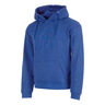 Crush Washed Out Loose Fit Hoody Men-blue