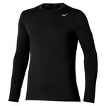 Mizuno Clothing Mizuno Core Impulse Running shirt Men - black, 