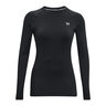 Authentics Crew Long Sleeve Women-Black