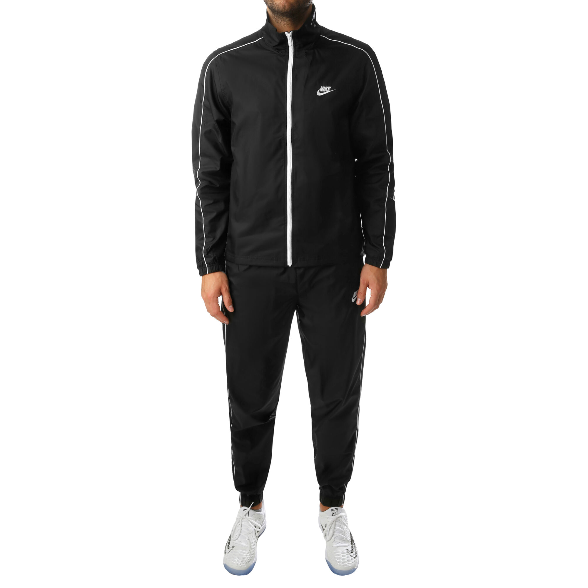 Rezumar quemar multa buy Nike Sportswear Woven Tracksuit Men - Black, White online | Tennis-Point
