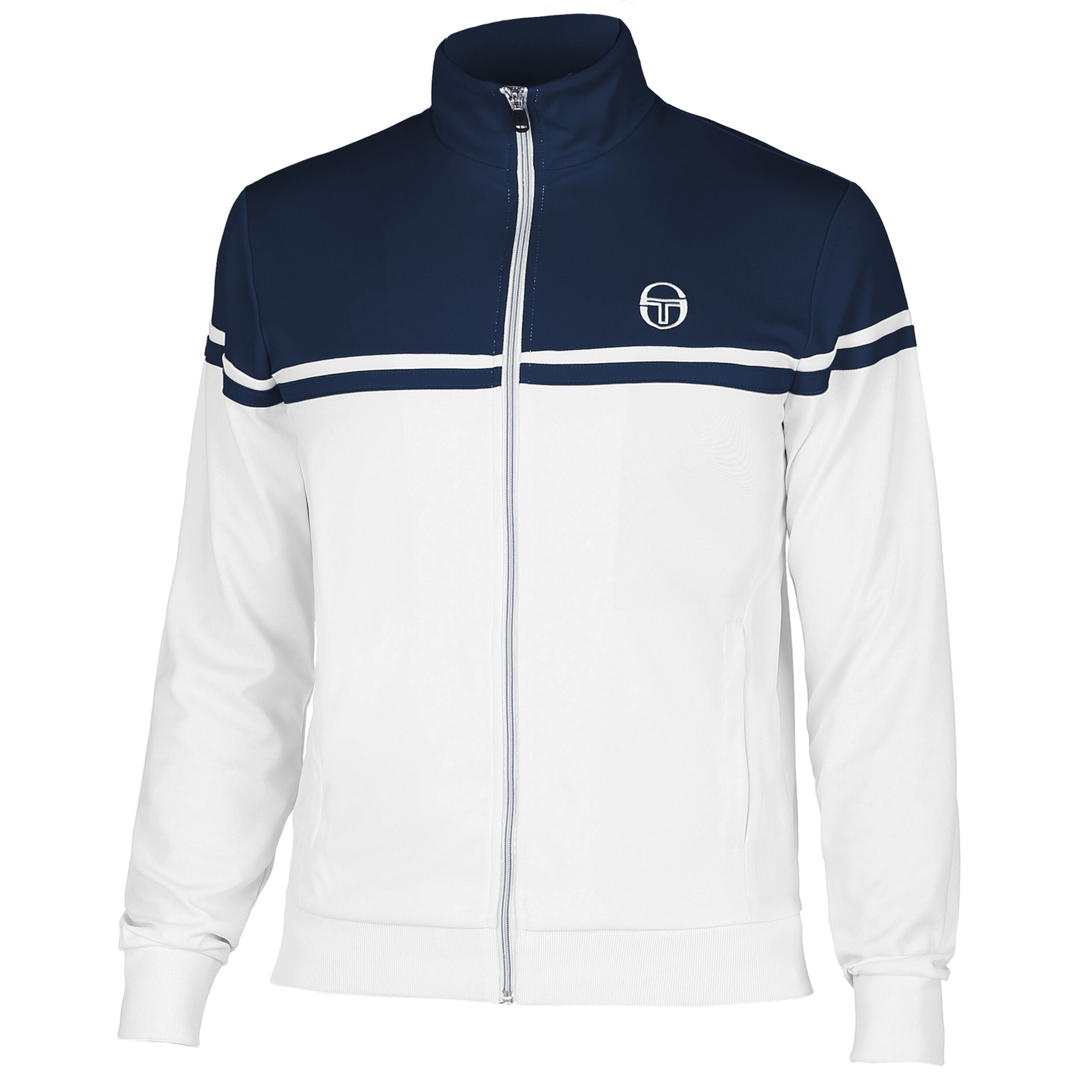 Details about   Sergio Tacchini New Young Line Track Top BNWT White & Navy 