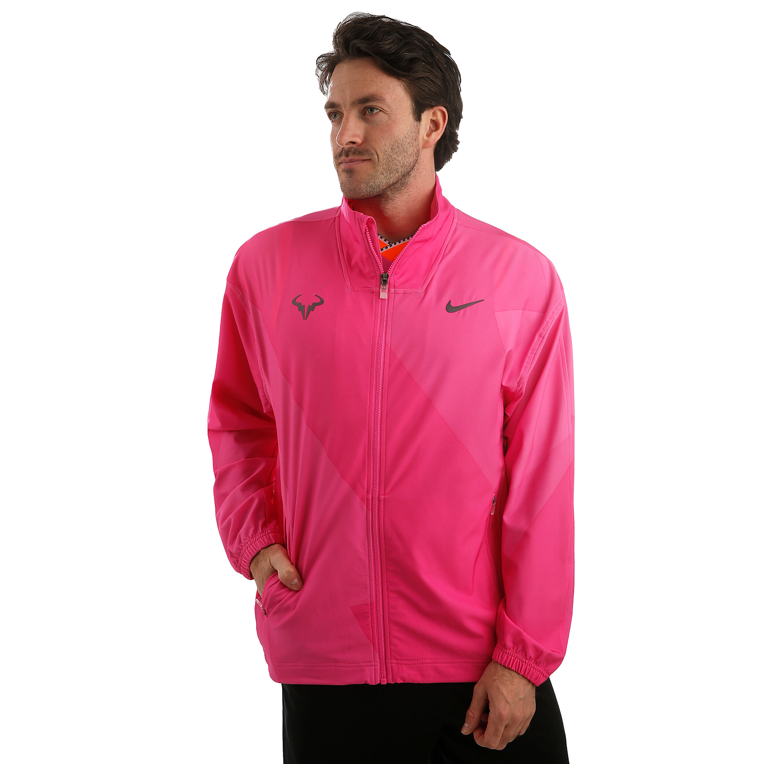 Nike pink jacket men's deals