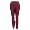 Jacquard Running Tights Women-Berry