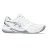 Gel-Dedicate 8 CLY Clay Court Shoe Women-White,Silver