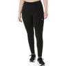 Road Winter High Waist Running Tights Women-Black