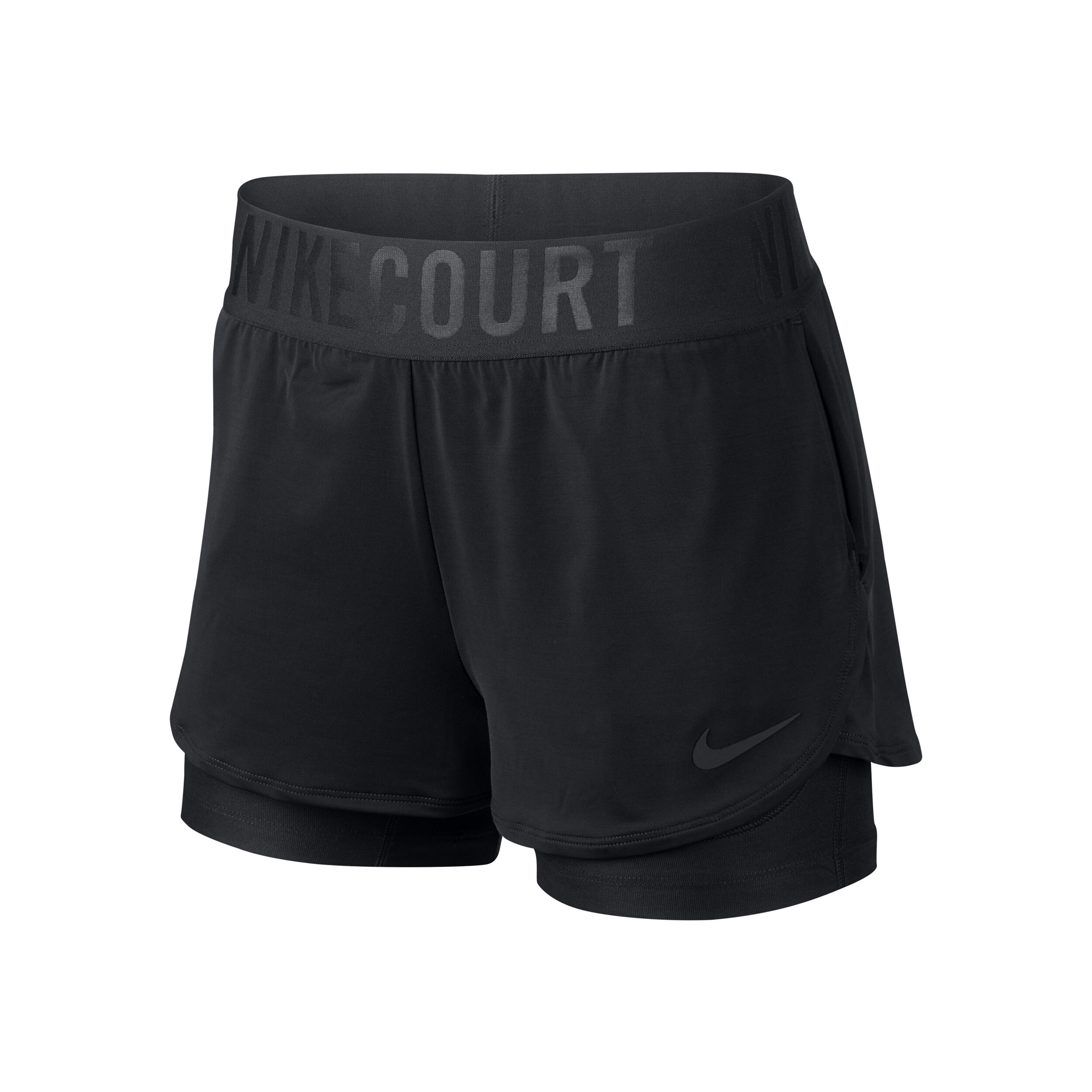 Buy Nike Court Dry Ace Shorts Women Black Dark Grey online Tennis Point COM