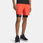 Under Armour Clothing Under Armour Vansih Woven 6in Shorts Men-red, matte black