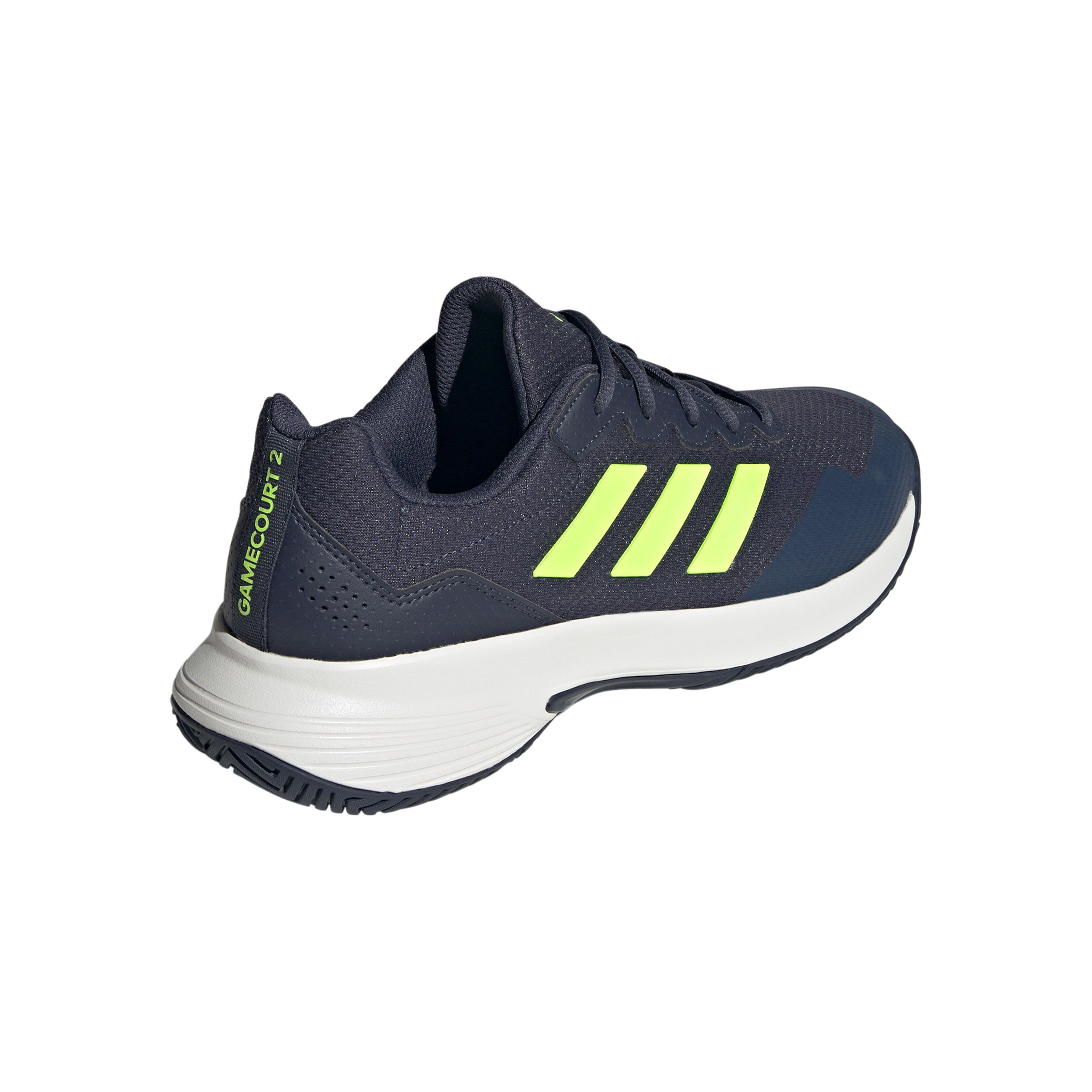 GameCourt 2 All Court Shoe Men Dark Blue Neon Green
