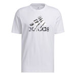 adidas Clothing adidas Power Logo Foil T-Shirt Men - white, grey