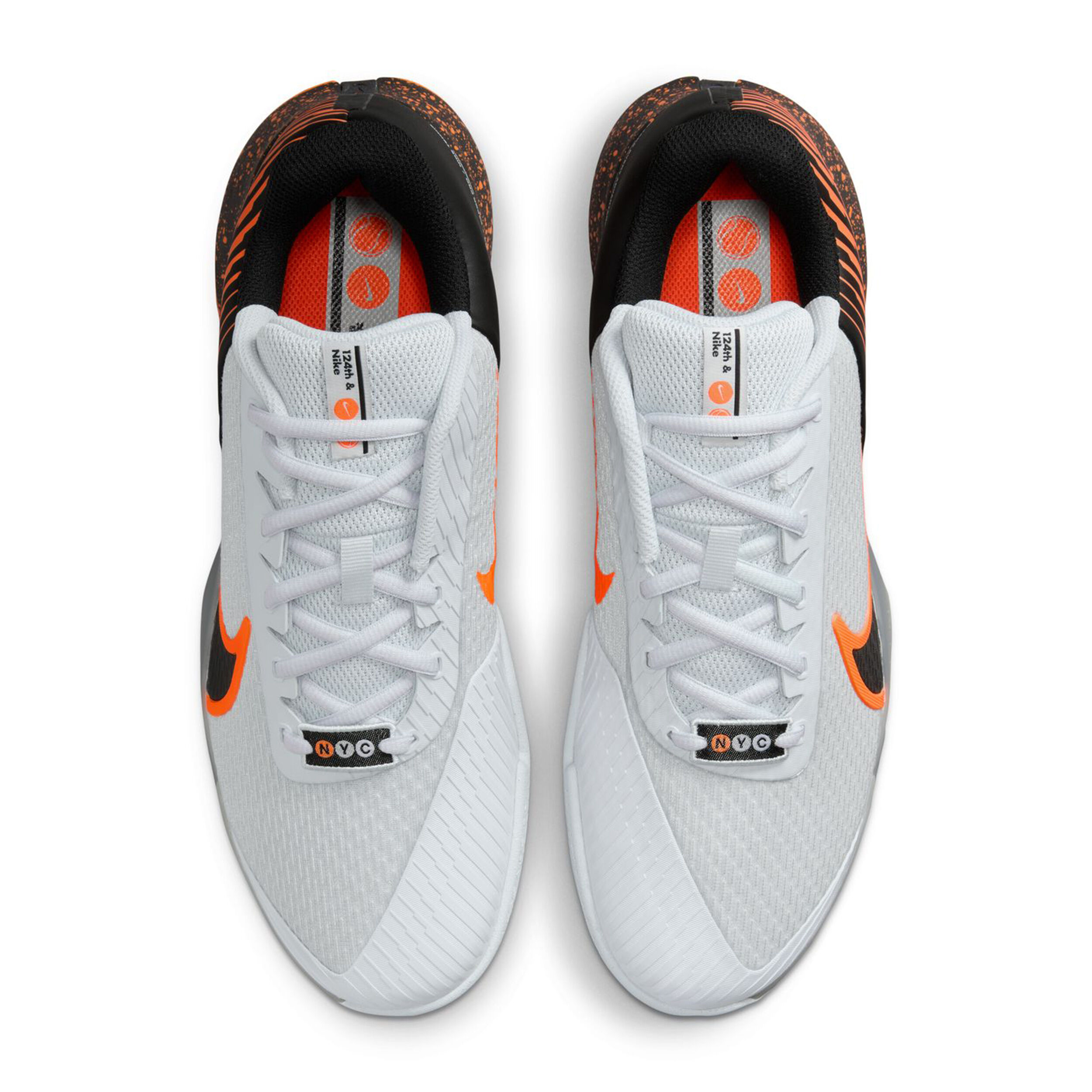 Nike Zoom Vapor Pro 2 Premium Clay Court Shoe Men White, Orange
