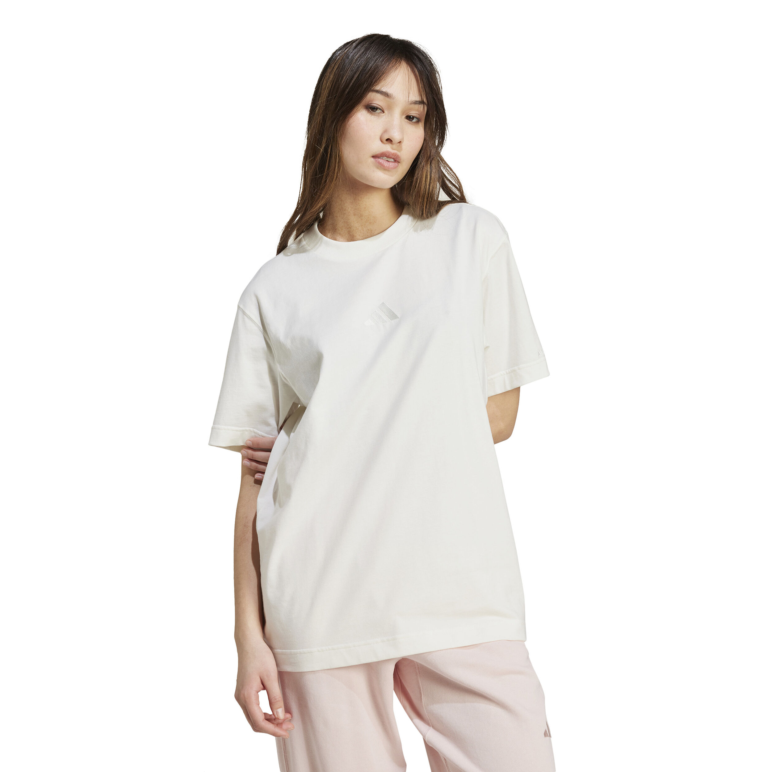 Adidas white t shirt womens outlet