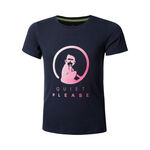 Quiet Please Clothing Quiet Please Logo T-Shirt Girls-Dark Blue