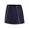 Colorblock Flounce Skirt Women-Dark Blue