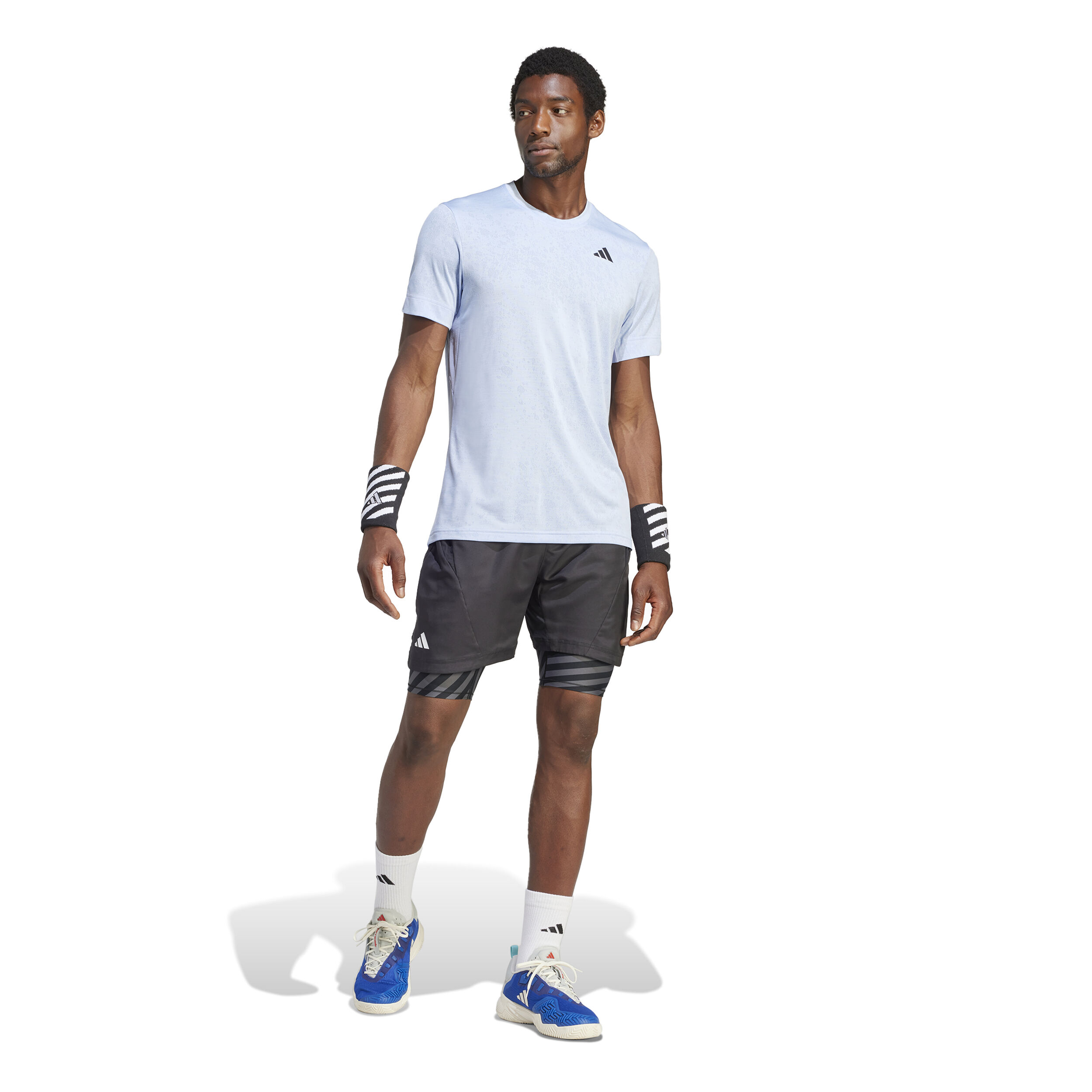 Adidas white t shirt mens store