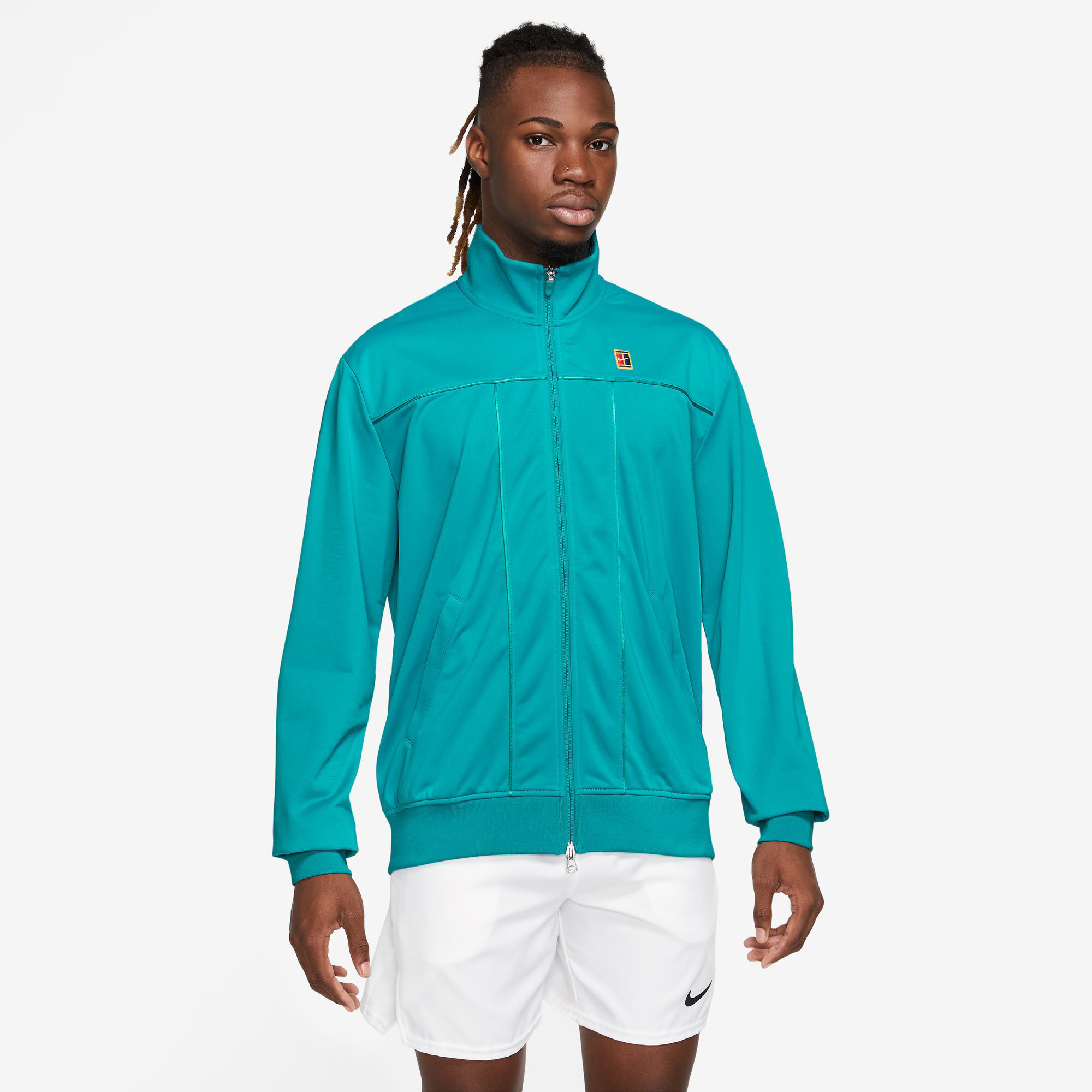 Nike Court Heritage Suit Training Jacket Men Turquoise | Tennis-Point