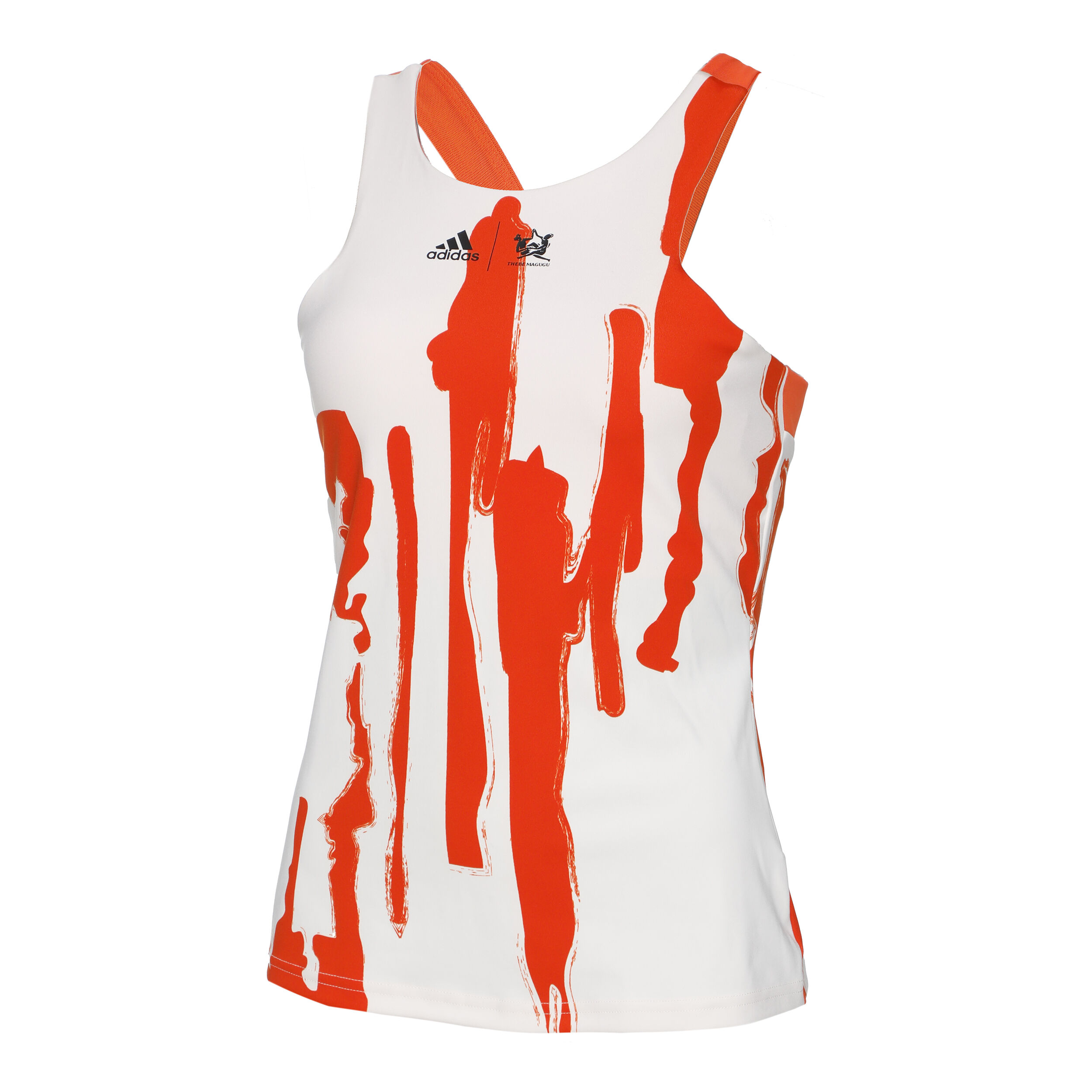 Adidas orange tank top hot sale