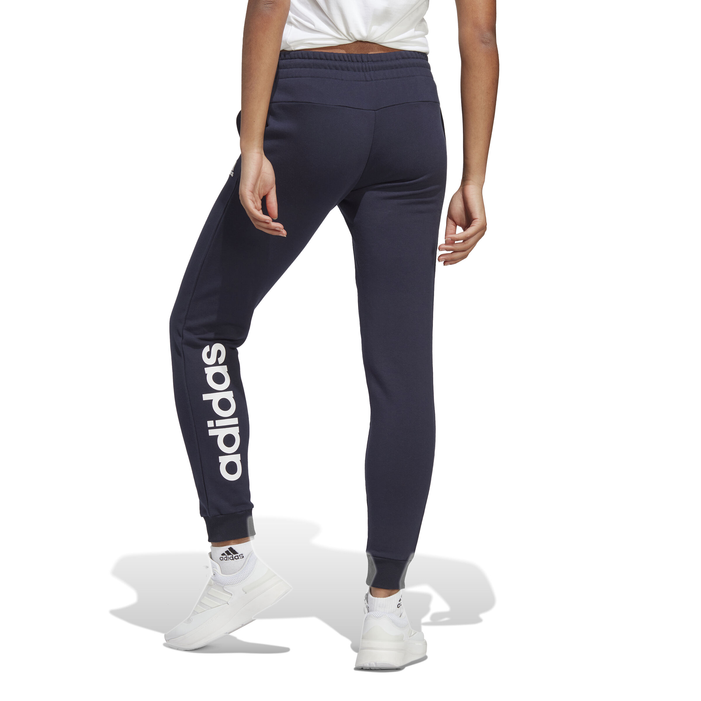Adidas womens cuffed joggers discount