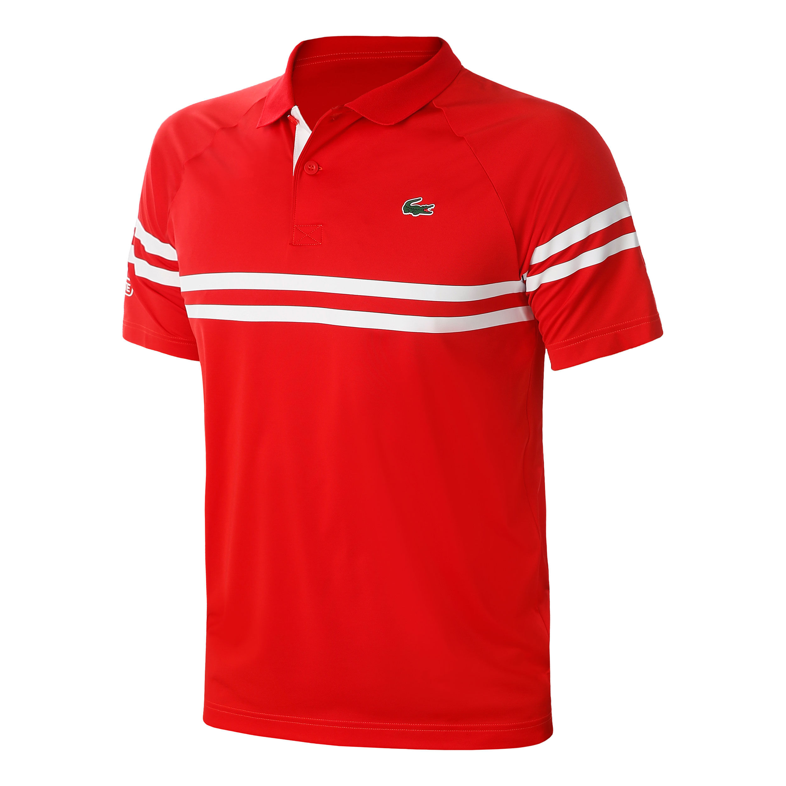 Buy Lacoste Novak Djokovic Polo Men Red White online Tennis